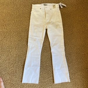 NWT A&F White Jeans